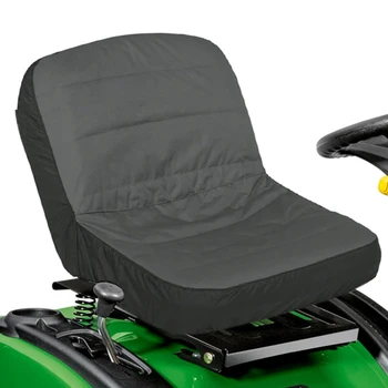 Universal езда косачка трактор седалка капак подплатени комфорт подложка за съхранение торбичка средно