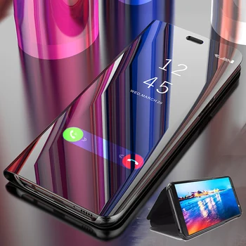 Преглед на огледалото Flip Smart Case за Huawei P smart 2021 Psmart2021 PPA-LX2 6.67