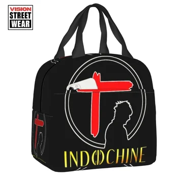 Art Special Indochine Group Band With Music Жанрове Топлоизолирани чанти за обяд Rock New Wave Portable Lunch Container Food Box