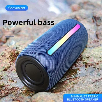 30W Bluetooth високоговорител HIFI качество на звука на открито преносим тежък бас безжичен аудио цвят светлина висока мощност двойни високоговорители