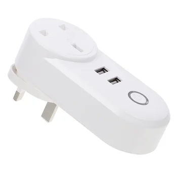Smart Socket WiFi Plug USB в приемен изход Начало Интелигентна мощност Dual-USB