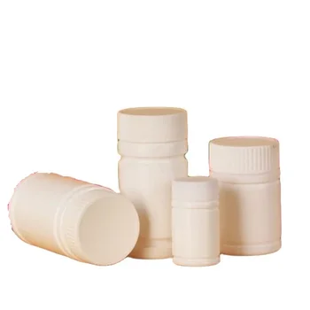 50pcs/lot Бяла PE пластмасова бутилка капсула опаковка хапче таблетка лекарство прах опаковъчни бутилки 20ML 30ML 50ML 60ML 80ML 100ML