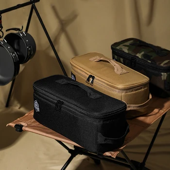 Къмпинг аксесоари чанта за инструменти многофункционален организатор преносим висящ мъкна 900D Оксфорд кърпа двоен цип за пътуване туризъм барбекю