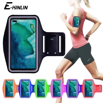 Бягане джогинг фитнес спортен държач чанта торбичка капак ръка лента телефон случай за Huawei чест 70 60 50 SE изглед 30 20 10 Pro Plus Lite