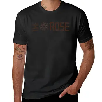 Нова роза kpop, роза kpop BAND, роза kpop готин дизайн роза, роза kpop тениска тениски тениски за мъже графичен