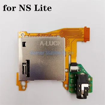За NS Lite Game Card слот четец със слушалки слушалки аудио жак гнездо борда замяна за Nitendo Switch Lite