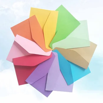 30pcs мини банка чанта за съхранение Brights цвят членски карти пликове чанта (случаен цвят)