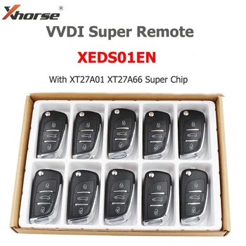 Xhorse XEDS01EN DS стил Супер отдалечен безжичен ключ идва в рамките на XT27 XT27A66 VVDI супер чип за VVDI2 / VVDI ключов инструмент