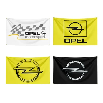 OPEL MotorSport Flag Polyester Digital Printed SUV Discoverer Racing Banner For Car Club Flag Decoration Banner Flag