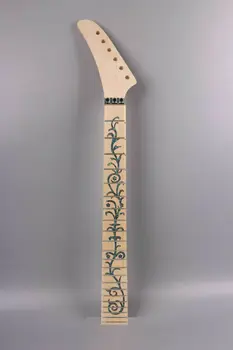 Yinfente банан 22fret китара врата 25.5inch кленов fretboard заключване гайка обратна глава