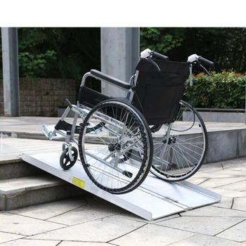  150 см алуминиева рампа за инвалидна количка, за да отидете на стол и кола начин Auto колело път път гуми ремонт инструмент