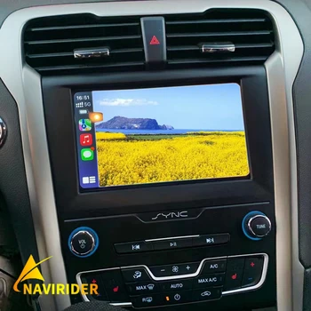 8inch Car Radio Android 13 1280 * 720 екран CarPlay за Ford Fusion 2015 2017 Mondeo Auto мултимедия GPS видео плейър Head Unit