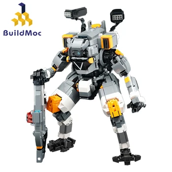 BuildMoc Mecha Titanfall Vanguard-Class FS-1041 Комплект градивни блокове Titan Robot Game Тухли Играчки за деца Детски подаръци за рожден ден