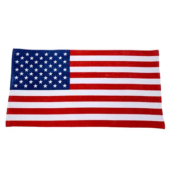 Ден на независимостта Плажна кърпа с американско знаме Cotton h