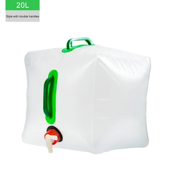 5L / 10L / 15L / 20L сгъваема водна чанта преносим контейнер за вода чайник голям капацитет без изтичане за къмпинг готвене пикник