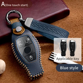 Car Remote Key Case Cover Fob За Mercedes Bnez CLA GLC GLA GLK W203 W210 W211 W204 W176 A B C R Клас AMG аксесоари