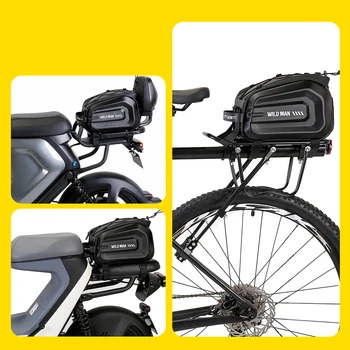 4L велосипед заден багажник чанта многофункционален велосипед багаж превозвач чанта голям капацитет водоустойчив MTB пътни аксесоари за велосипеди