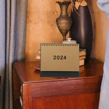 2024 Настолен календар юли 2023-декември 2024 Постоянни Flip Работен календар Графици Календар Организатор на планирането на домашния офис