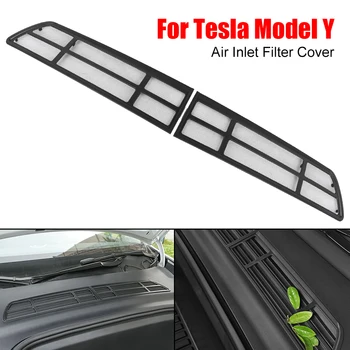 Аксесоари за модификация на автомобили Мрежа против насекоми за Tesla Модел Y Защитен капак за вход на въздух Капак на вентилационния отвор на автомобилния въздушен поток