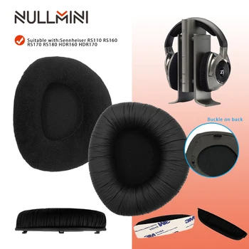 NullMini Замяна с пластмасови куки Наушници за Sennheiser RS110 RS160 RS170 RS180 HDR160 HDR170 слушалки ръкав слушалка