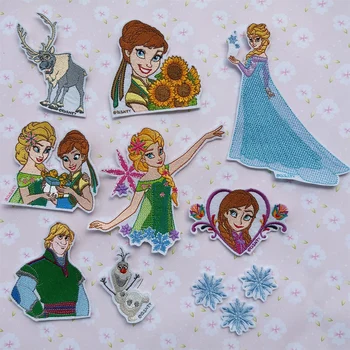 Frozen Disney анимация принцеса Елза бродерия лепенки деликатен занаят плюс безплатен комплект за шиене