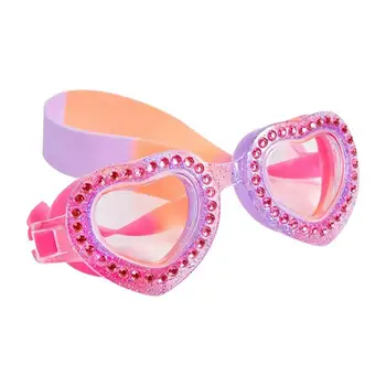 Водоустойчиви детски очила за плуване карикатура сърце форма UV замъгляване доказателство плуване обучение очила за деца подарък дропшипинг