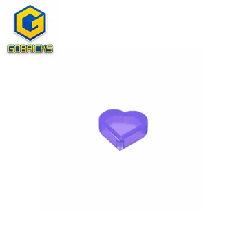 Gobricks GDS-2175 Плочка 1 x 1 Сърце съвместимо с 39739 Технически градивни блокове MOC DIY ЧАСТИ Лифтрам Модифициран
