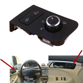 Превключвател на копчето за електрическо огледало от страната на водача за Caddy Touran 1T 2005-2015 1T1959565K / 1T1 959 565F