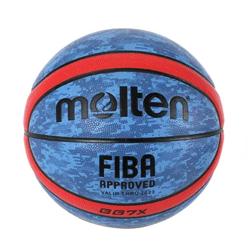 Разтопена GG7X баскетболна топка GG7X Официален размер 7/6/5 PU кожа за тренировка на открито на закрито мач Мъже Жени Тийнейджър Baloncesto