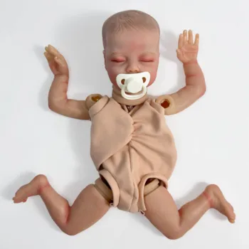 NPK 18инча Вече боядисани спални Bebe Deliah кукла комплекти прероден кукла разглобяване DIY прероден кукла комплект подарък за деца