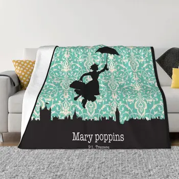 Мери Попинз хвърлят одеяло легло каре декоративен диван одеяло