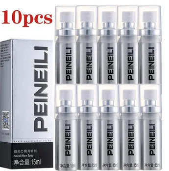 10PCS Peineili Delay Spray Масажно масло Мъжко забавяне за мъже Спрей Мъжка външна употреба Анти преждевременна еякулация Удължаване 60 минути