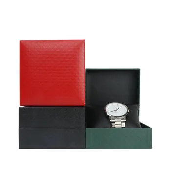  висок клас PU кожа Flip часовник кутия за съхранение