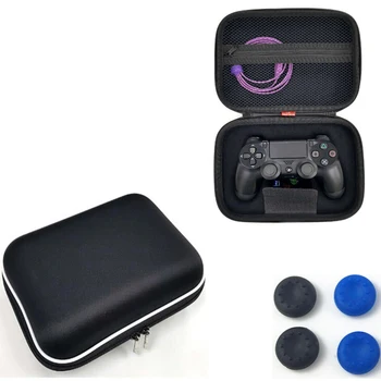 PS4 удароустойчив джоб защитен пътуване чанта чанта чанта случай за Playstation 4 тънък Pro контролер геймпад черупка сцепление