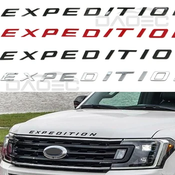 кола 3D ABS главата качулка писма лого значка емблема стикер стикер за Ford експедиция 2016 2018 2019 2020 2021 2022 2023 Аксесоари