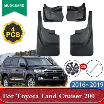 4x калници за Toyota Land Cruiser 200 LC200 FJ200 2016~2019 Автомобилни калници Предпазители за пръски Калници Калници Аксесоари за колела на калници