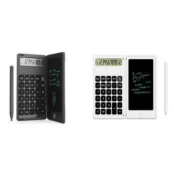Калкулатор, стандартен настолен калкулатор с 12-цифрен голям LCD дисплей и 6-инчов офис таблет за писане