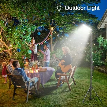 Открит 5V мощност лумен многофункционален преносим Led барбекю лампа къмпинг светлина със статив ваканция пикник парти палатка светлина