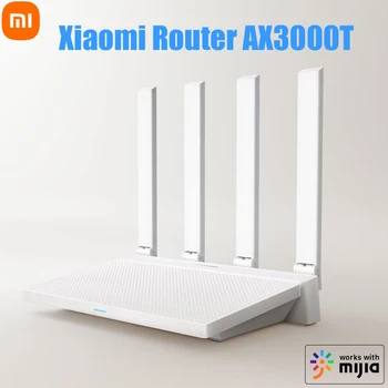Нов Xiaomi рутер AX3000T IPTV Mesh мрежа Гигабитови Ethernet портове Гейминг ускорител ретранслатор модем сигнал усилвател