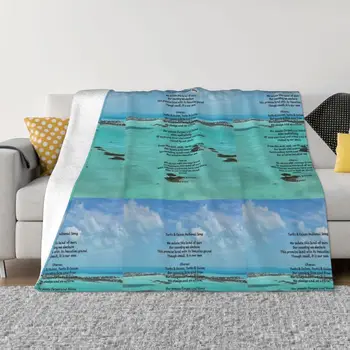 Търкс & Кайкос Национална песен хвърлят одеяло сладко одеяло диван