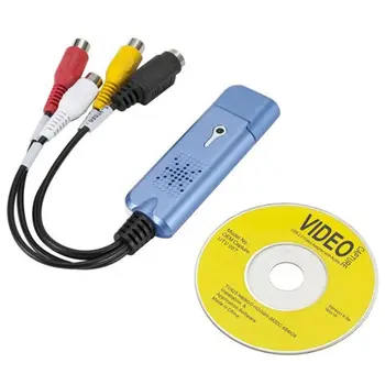 USB 2.0 видео карта за заснемане устройство, VHS VCR TV към DVD конвертор за Mac OS X PC Windows 7 8 10